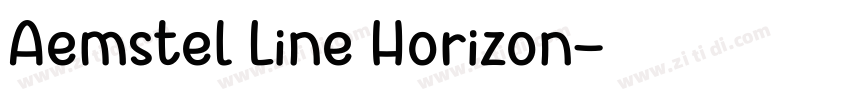 Aemstel Line Horizon字体转换
